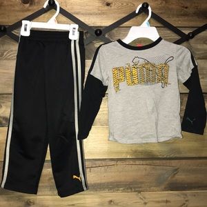 Puma Tee and Track Pants